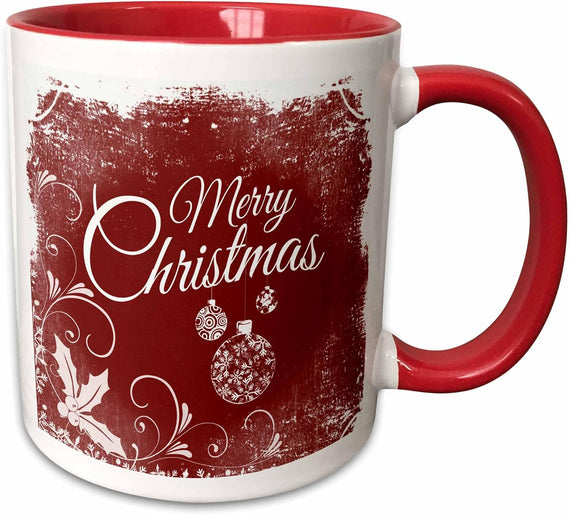 Vintage Art of Merry Christmas Ceramic Mug