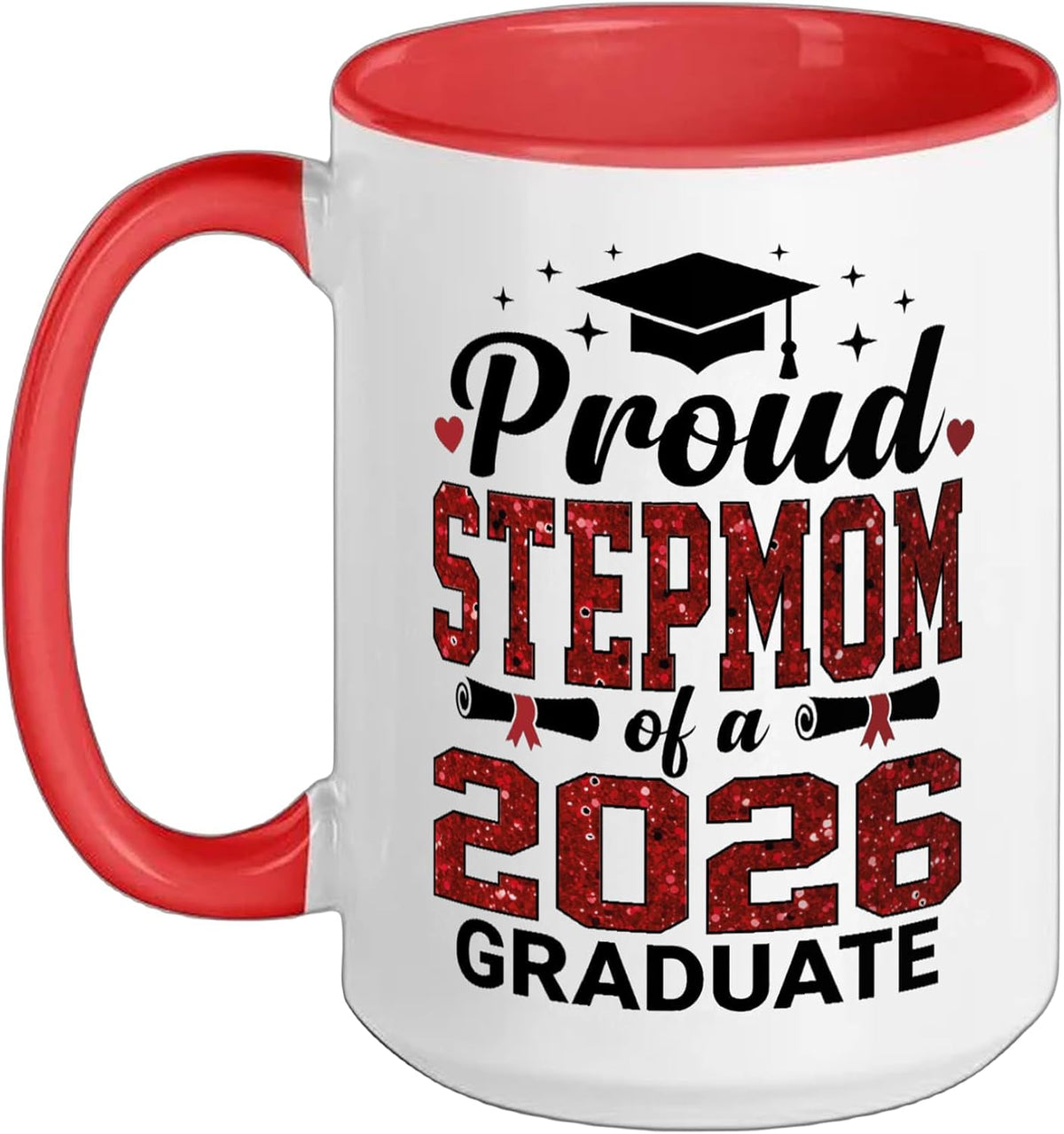 Proud Stepmom Of A 2026 Graduate Class Of Graduation Ceramic Mug