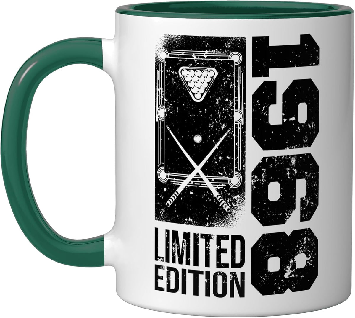 Billiards Snooker-Gamer Vintage 1968 Birthday Ceramic Mug