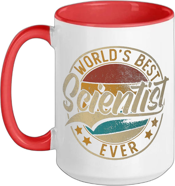 Worlds Best Scientist, Science Teacher Ceramic Mug