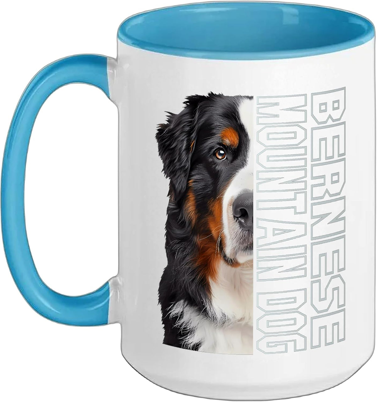 Bernese Mountain Dog Portrait Ceramic Mug