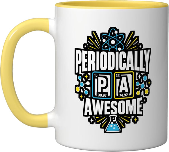 Periodically Awesome Funny Science Atom Ceramic Mug