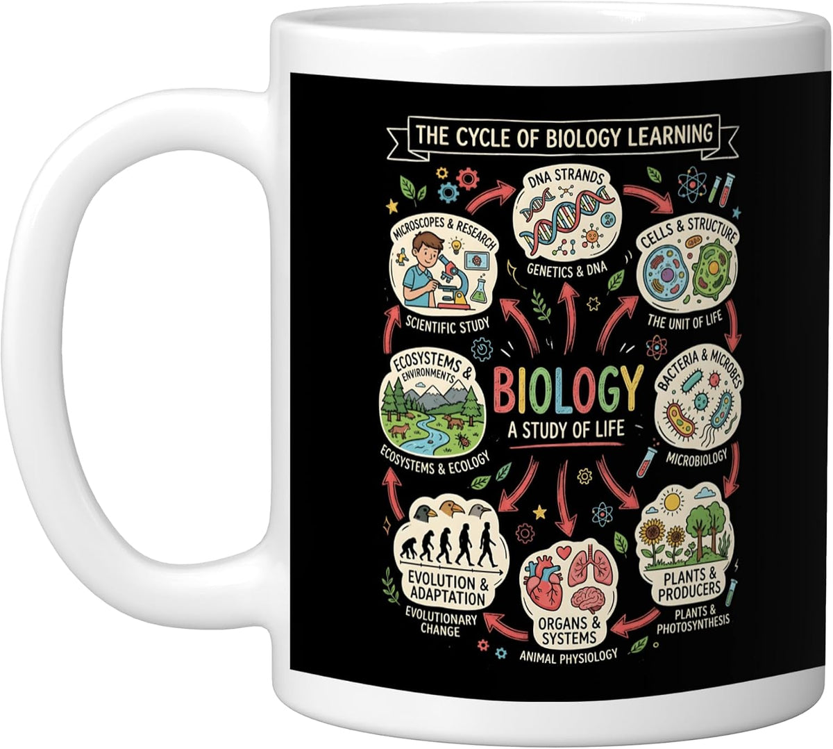 The Cycle Of Biology Learning Science Study Ceramic Mug