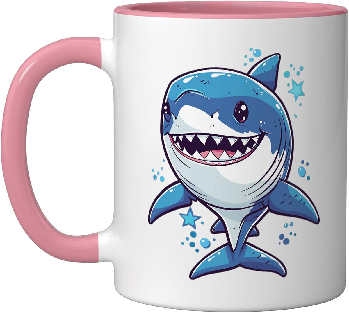 Shark Lover Graphic Ceramic Mug