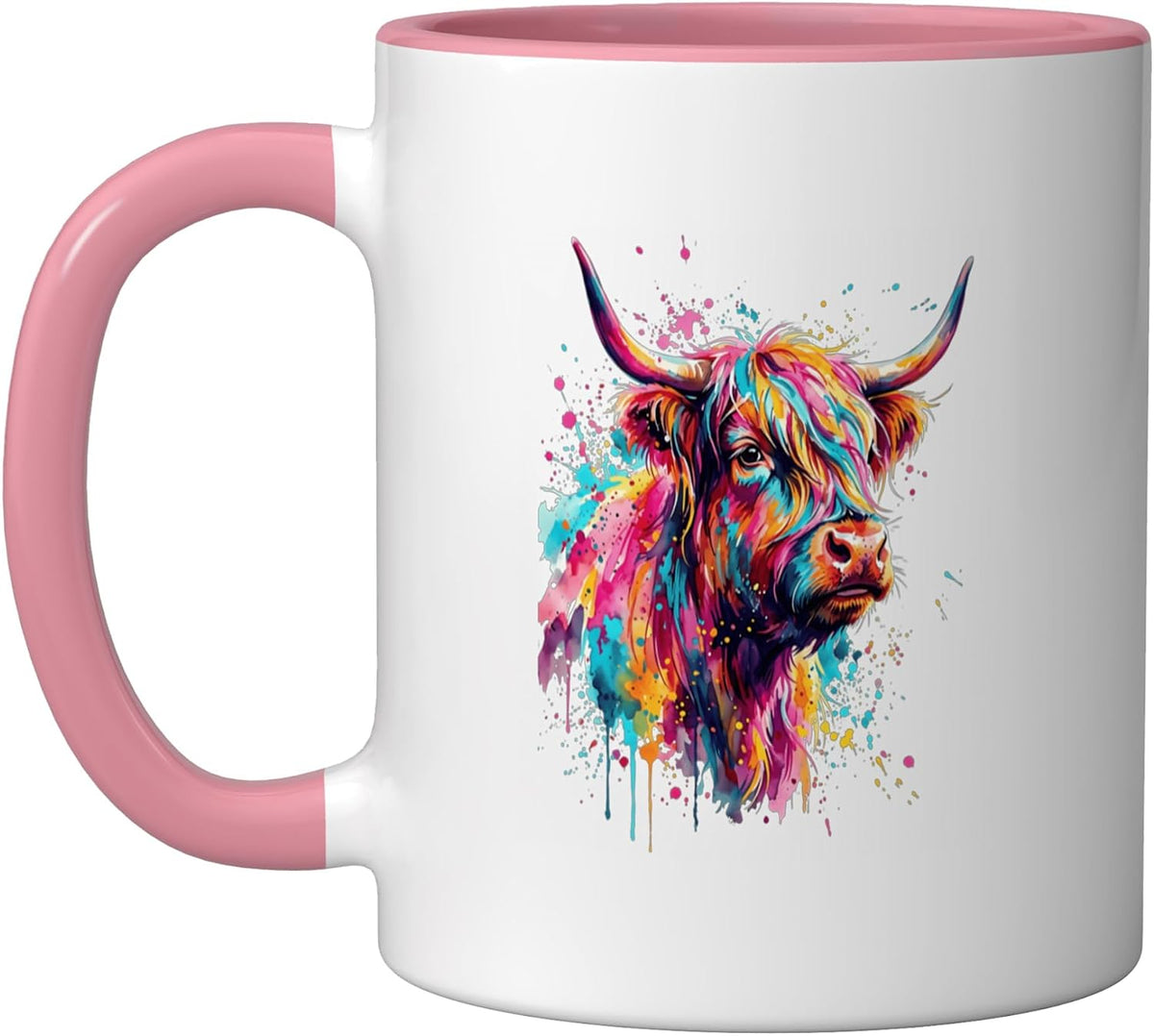 Highland Cow Cute Scottish Highlander Cow Ceramic Mug