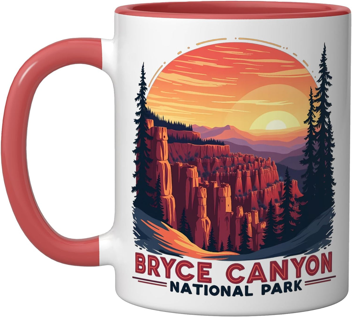 Bryce Canyon National Park Sunset Art Ceramic Mug
