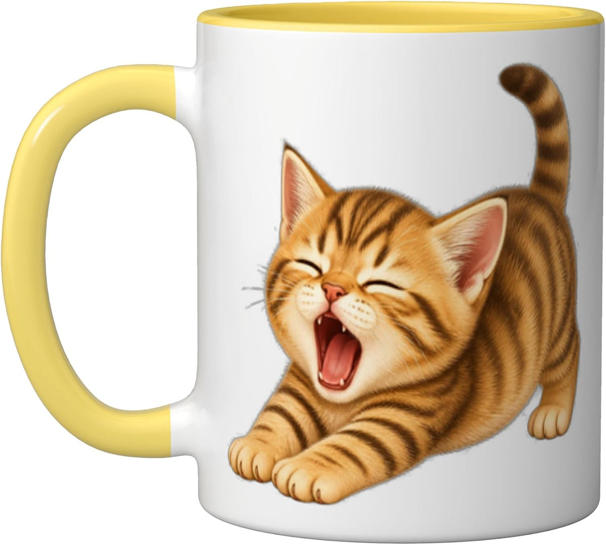 Cat Motif Art Design Gifts Cute Kitten Ceramic Mug