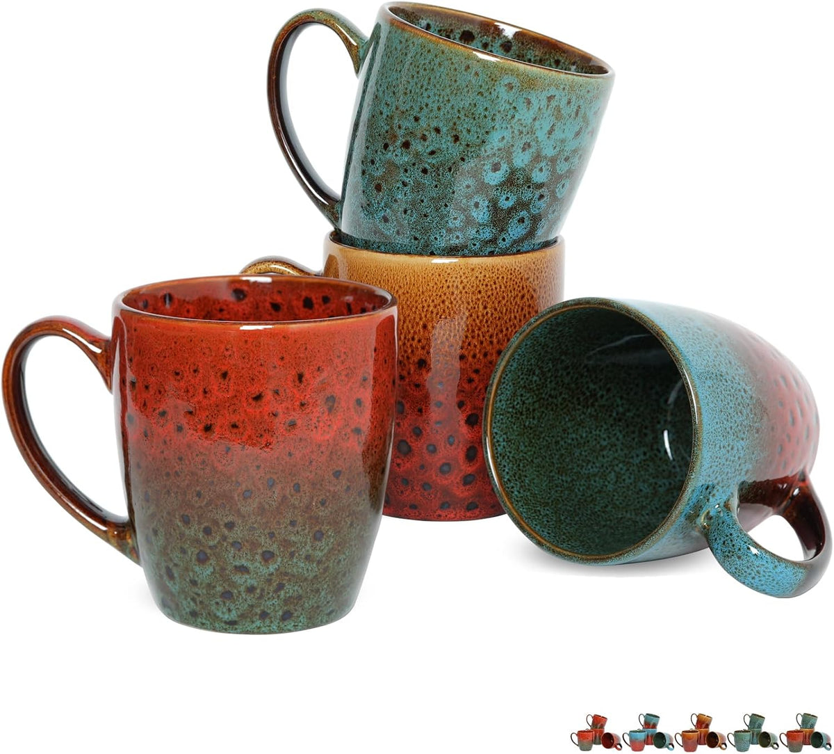 Bosmarlin, Coffee With Big Handle Ceramic Mug