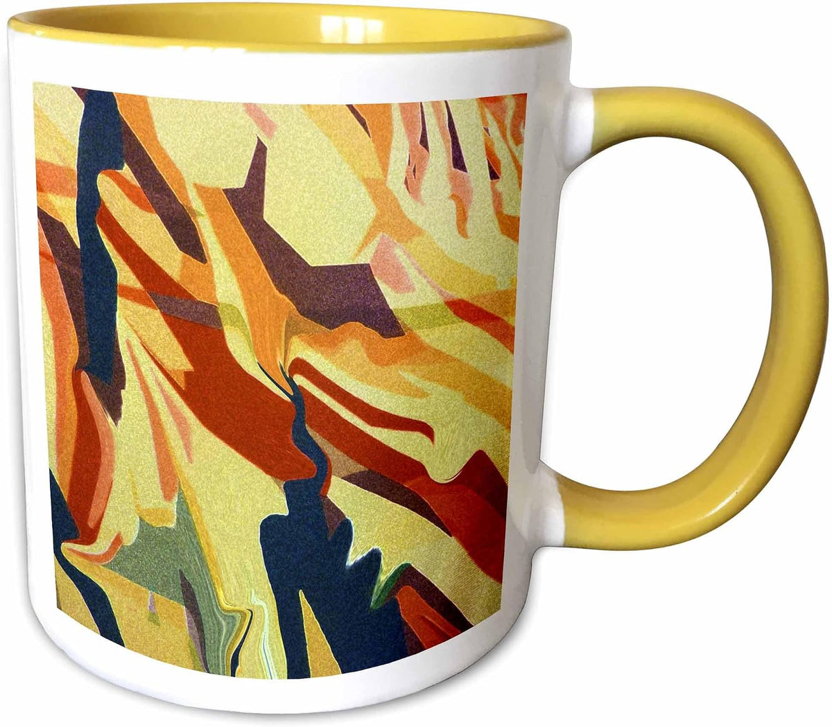 Abstract Expressionist Colorful Art Ceramic Mug