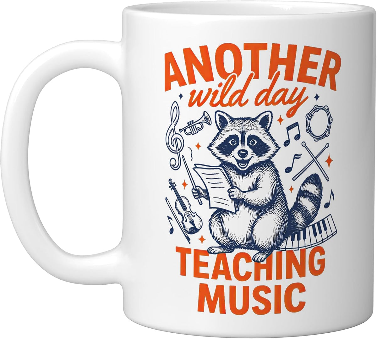 Music Teacher Instructors Educators Band Choir Tutor Ceramic Mug