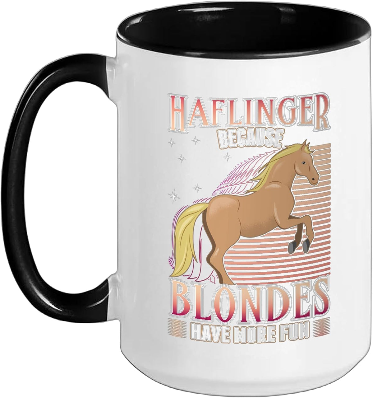 Haflinger Horse Design For A Horse Girl Ceramic Mug