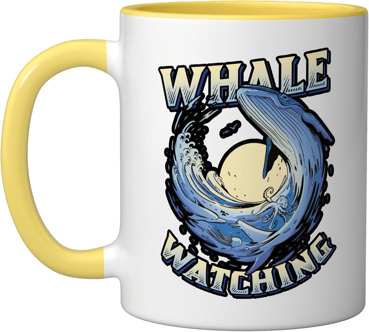 Whale Watching Ceramic Mug