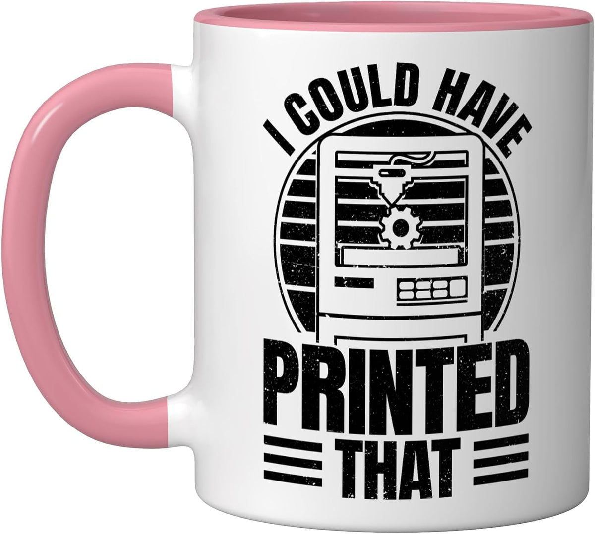 Funny Men 3d Printing Ceramic Mug
