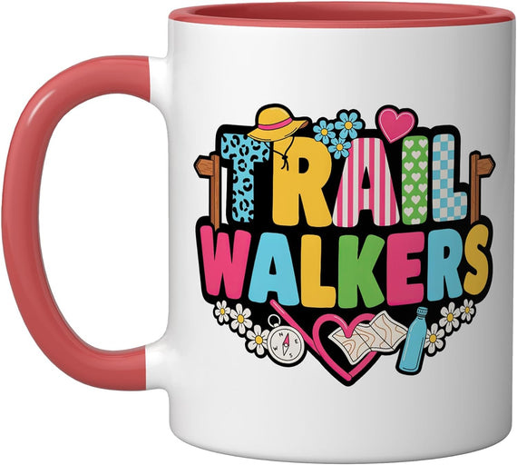 Trail Walking Trekking Rambling Strolling Walker Hiker Ceramic Mug