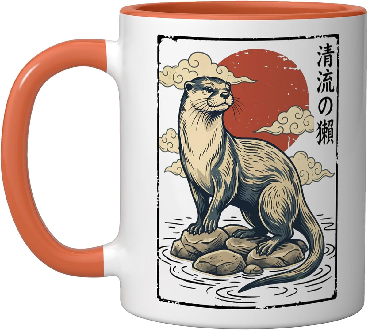 Otter Japanese Ceramic Mug