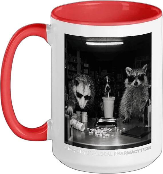 Support Your Local Pharmacy Techs Cool Crew Ceramic Mug