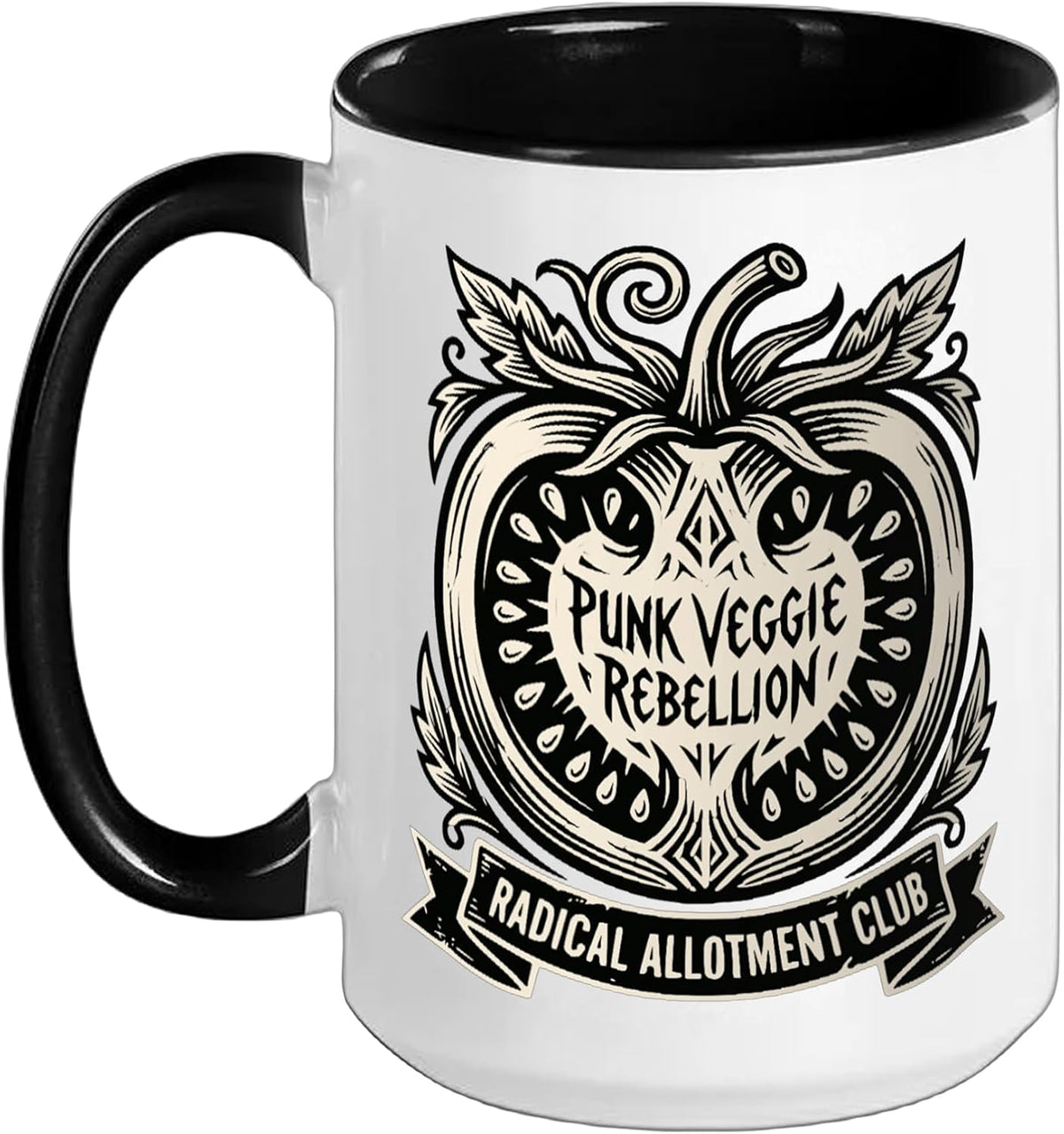 Punk Veggie Rebellion S Radical Allotment S Vegan Ceramic Mug