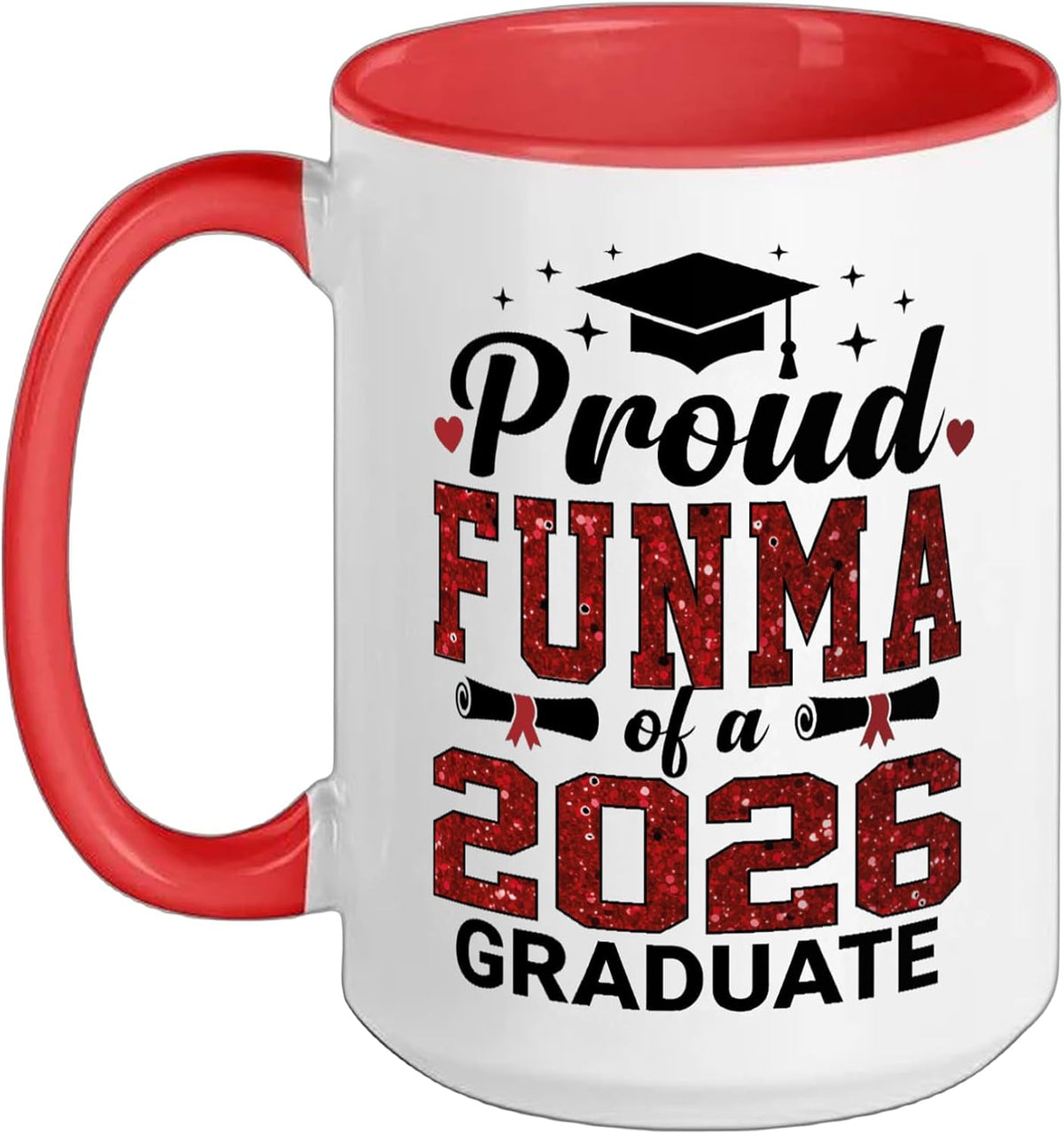 Proud Funma Of A 2026 Graduate Class Of Graduation Senior Ceramic Mug