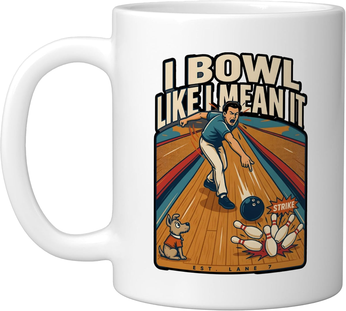 Funny Bowlers Bowling Jokes Ceramic Mug