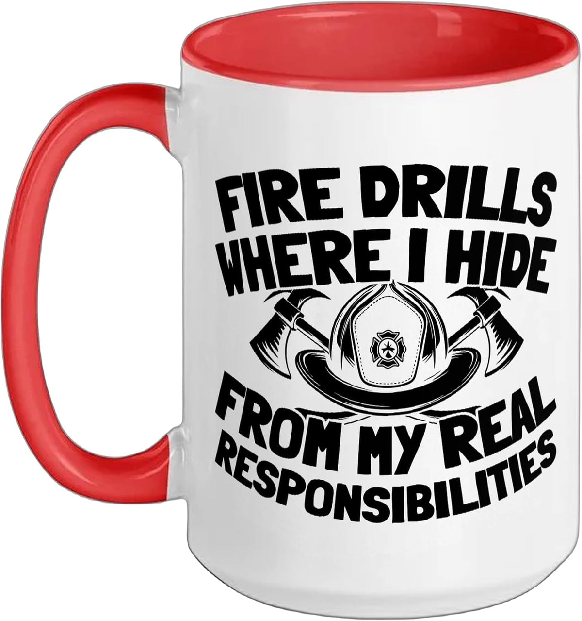 Firefighter Fireman Fire - Department Thin Red Line Ceramic Mug