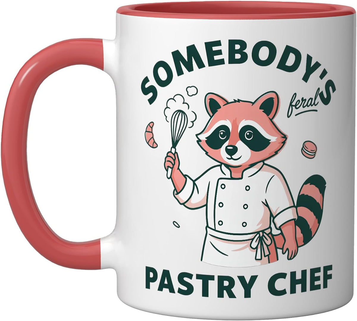 Feral Pastry Chef Patissier Cook Artist Arts Ceramic Mug