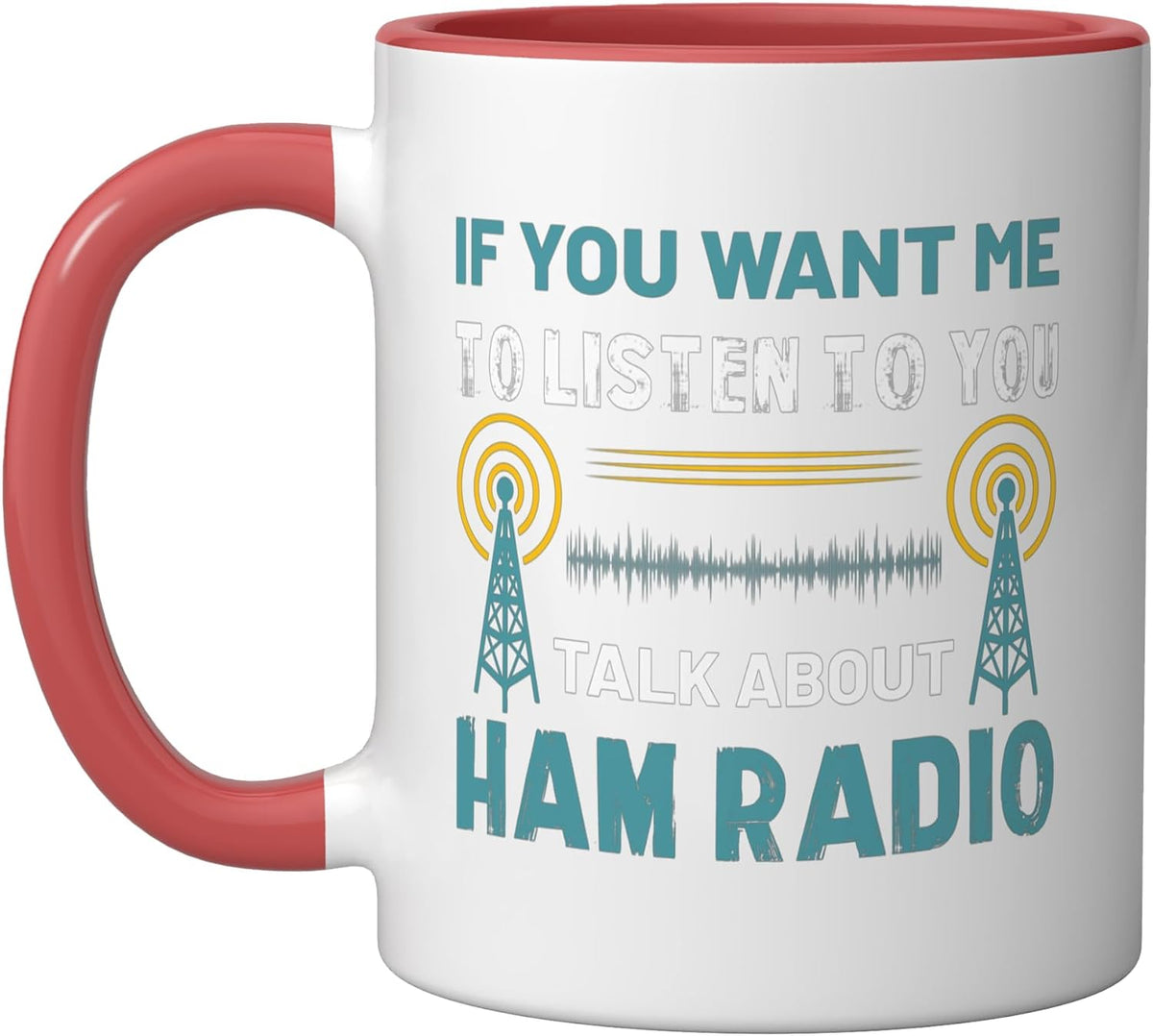 Talk About Ham Radio Ceramic Mug