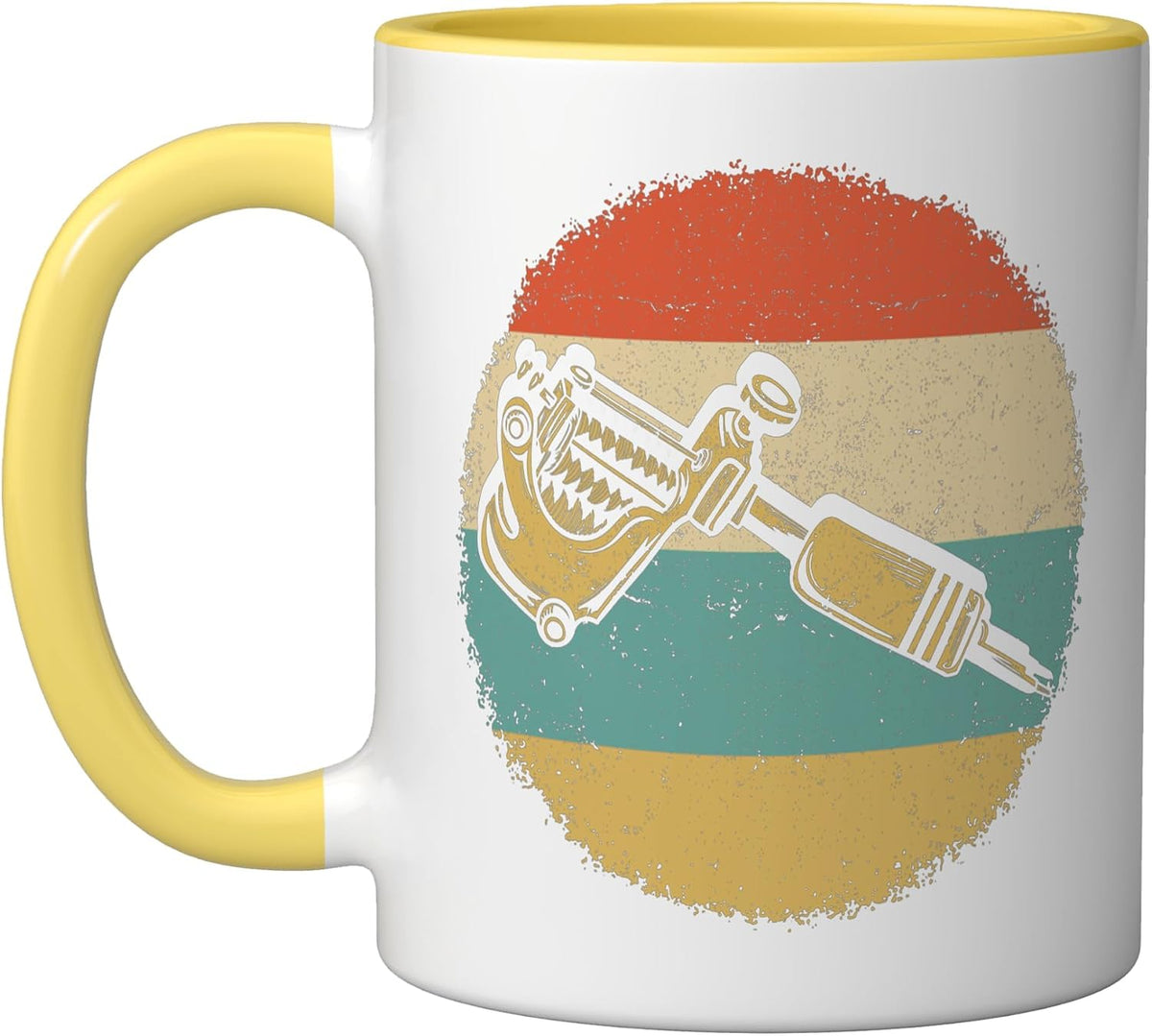 Tattoo Machine Retro Tattooist Pigment Artist Tattooed Ink Ceramic Mug