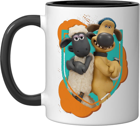 Shaun The Sheep And Bitzer Best Friends Ceramic Mug