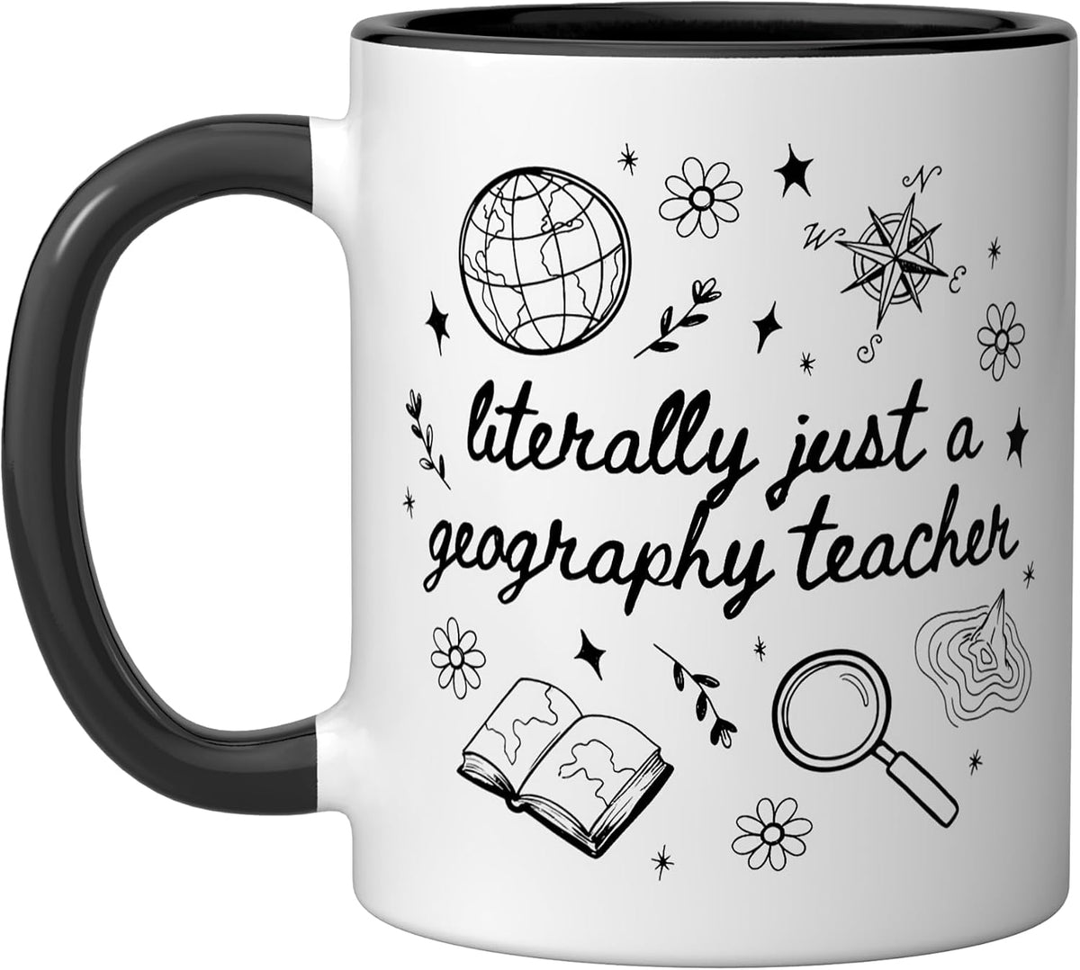Geography Teacher Social Studies Map Earth Science Ceramic Mug