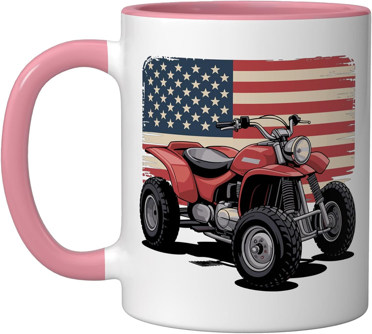 Best Atv Art For Men Women Kids Atv Rider Quad Dirt Racer Ceramic Mug