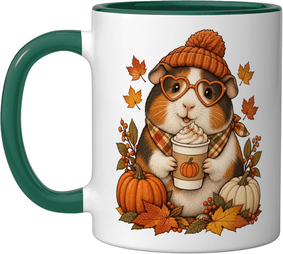 Guinea Pig Fall Autumn Season Pumpkin Spice Halloween Ceramic Mug