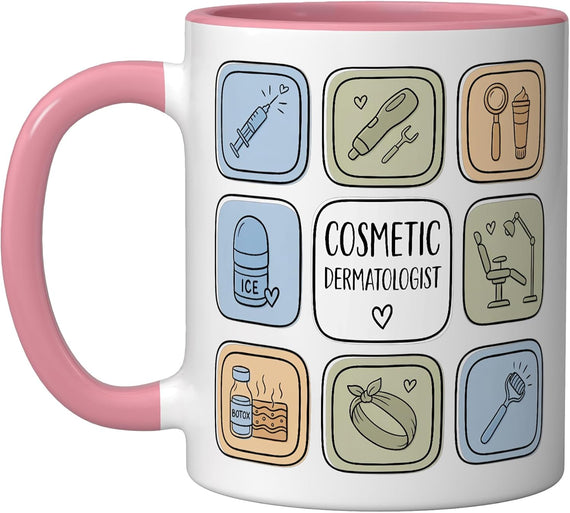 Cosmetic Dermatologist Dermatology Skin Treatments Doctor Ceramic Mug