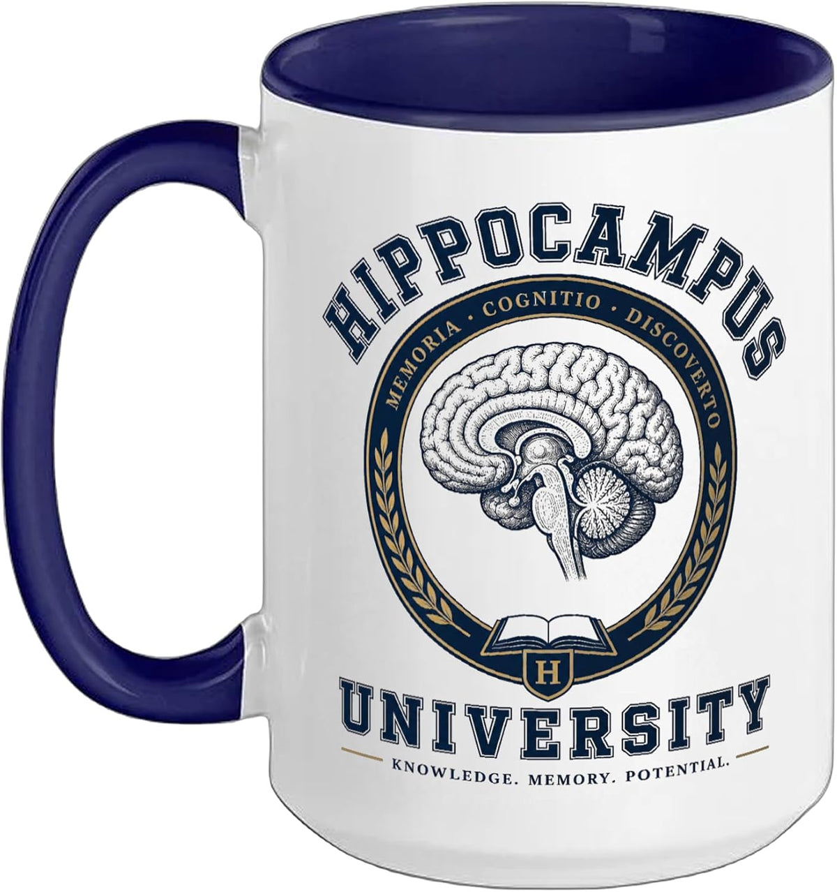 Hippocampus University Funny Science Brain Neurologist Ceramic Mug