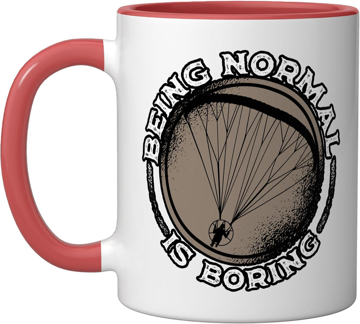 Paramotor Pilot Parachutist Ppg Skydiving Paraglider Flyer Ceramic Mug