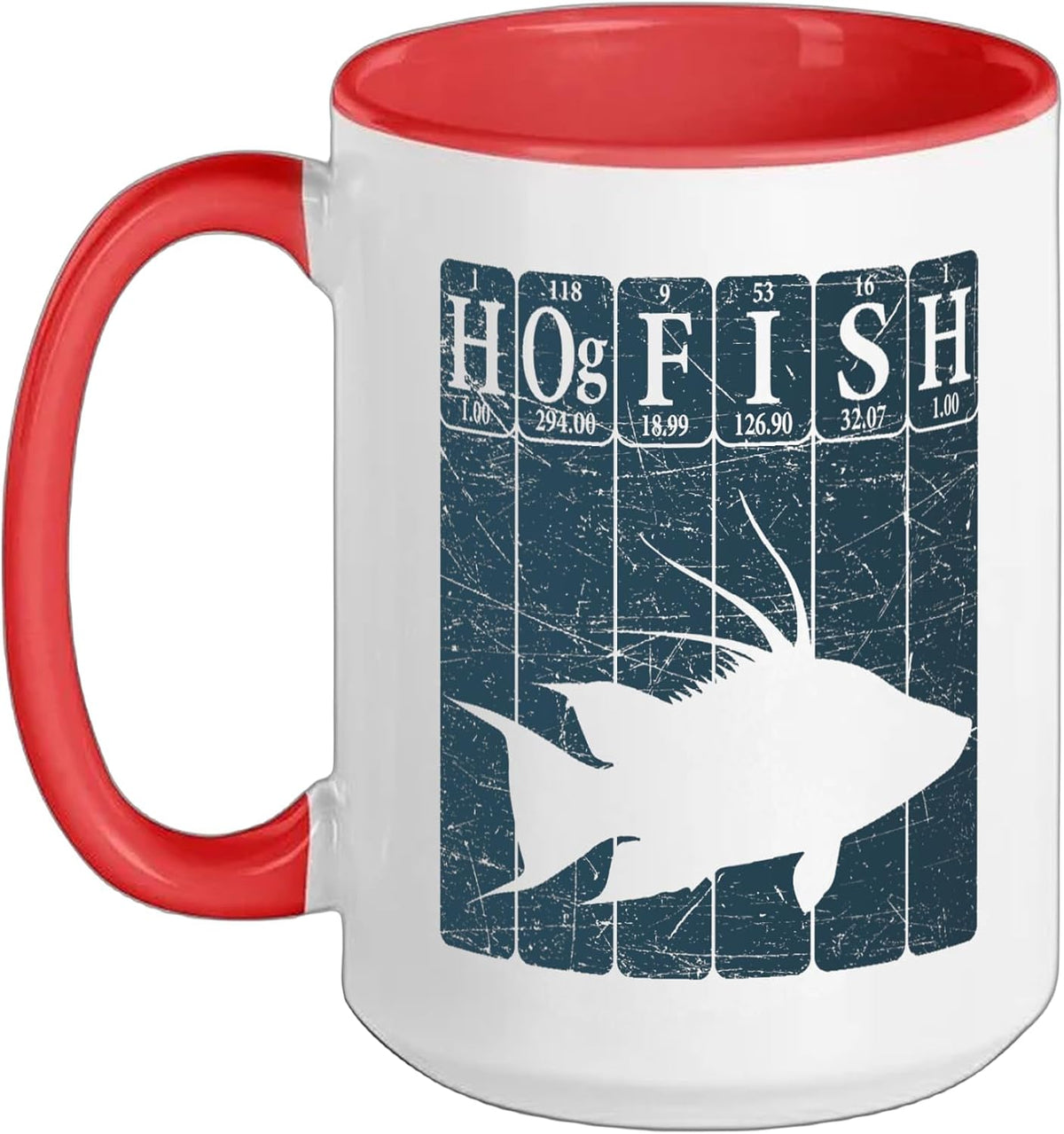Hogfish Periodic Table Elements Hogfish Fishing Ceramic Mug