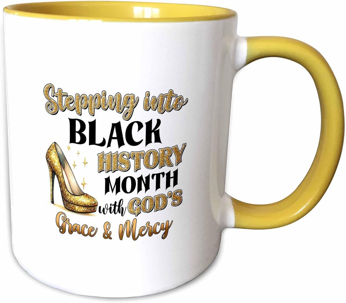 Stepping Into Black History Month With Gods Ceramic Mug