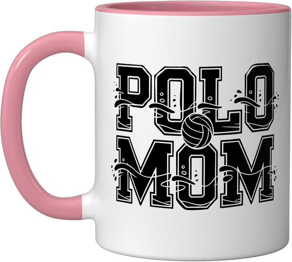 Water Polo Mom Sideline Supporter Pool Game Day Parent Ceramic Mug