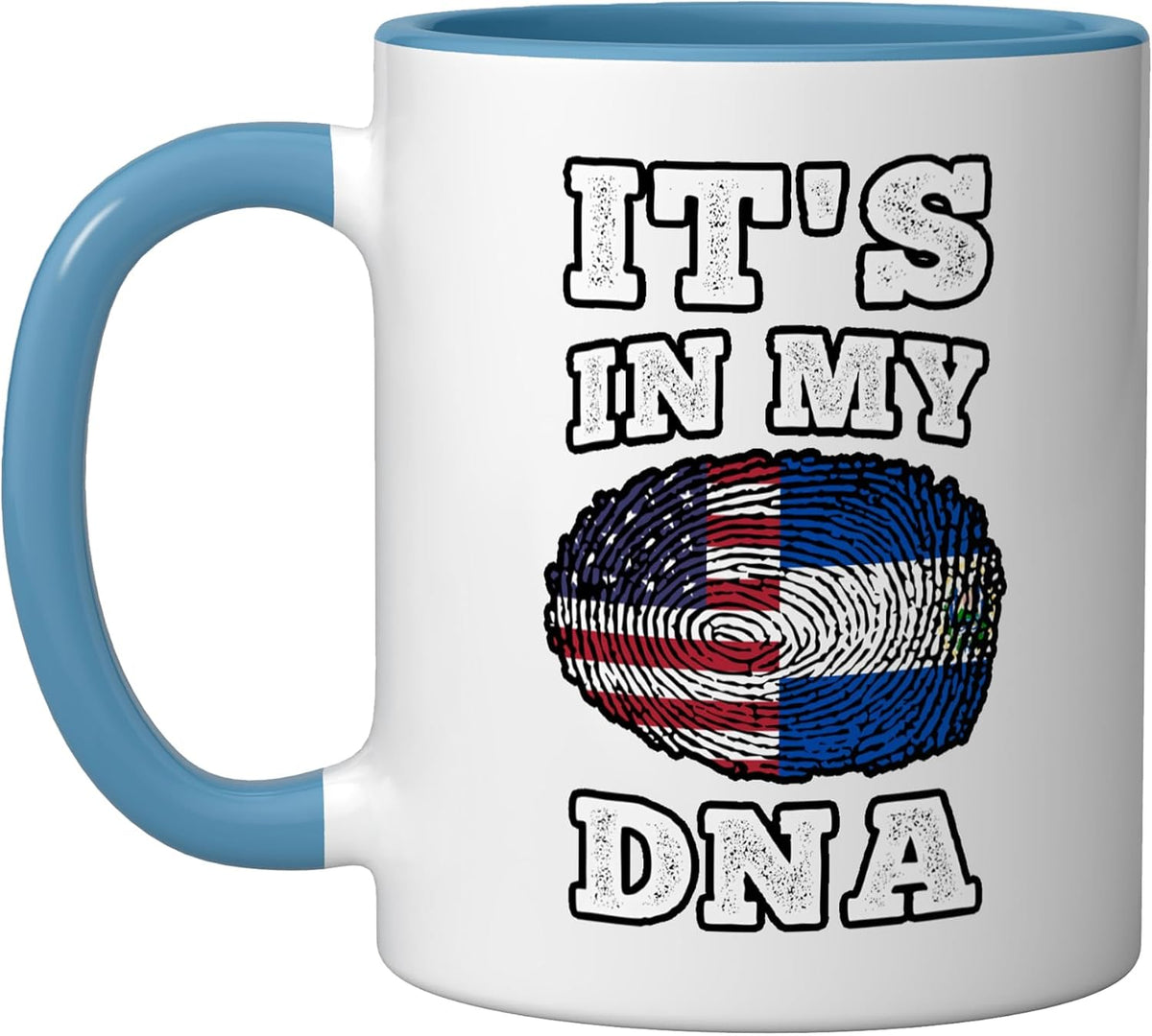 Its In My Dna Salvadoran American Ceramic Mug