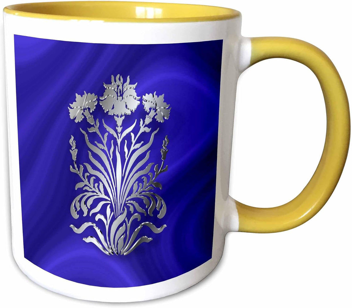Art Nouveau Floral In Faux Ceramic Mug