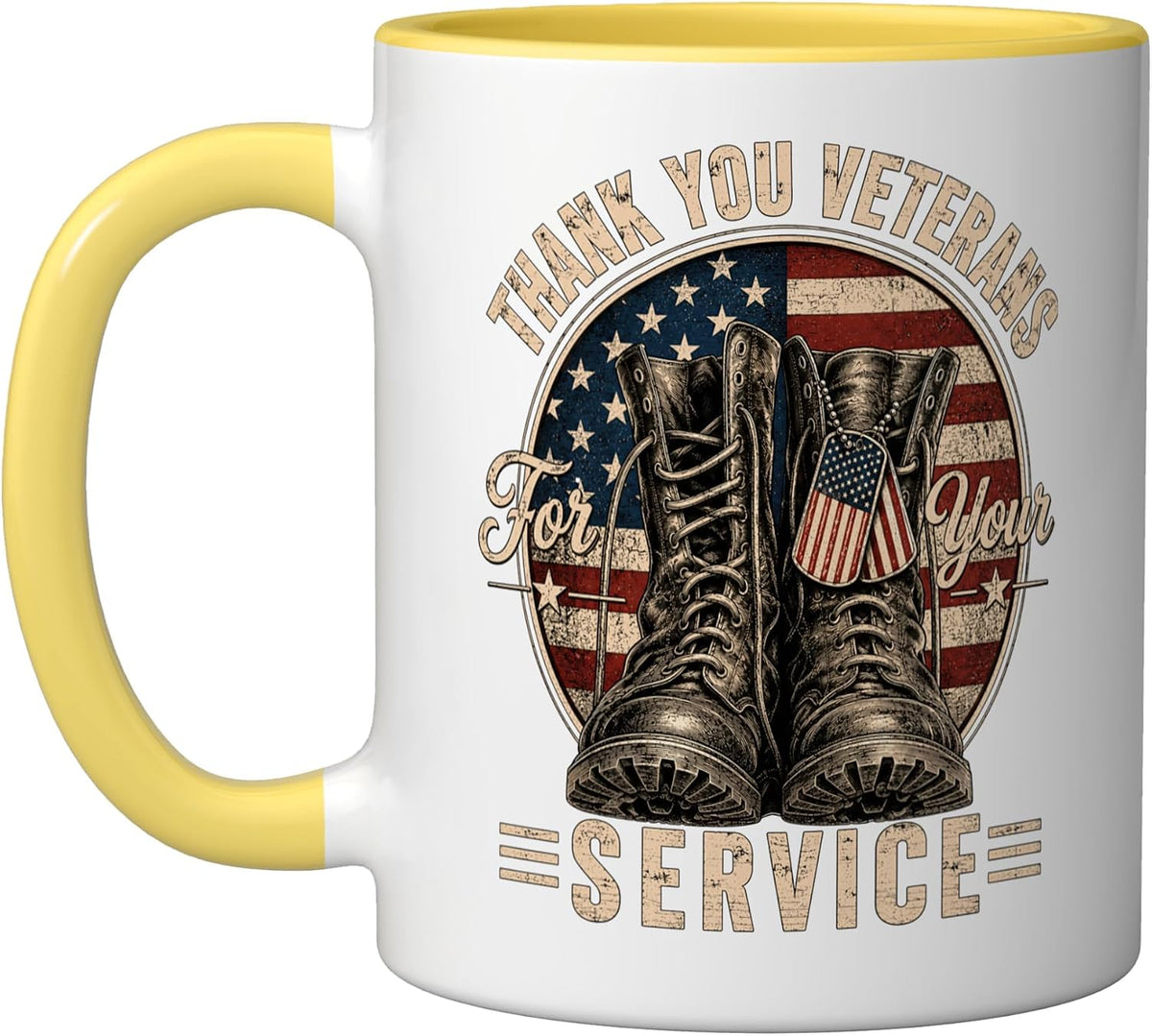Thank You Veterans For Your Service Veterans Day Ceramic Mug