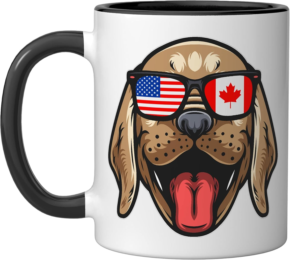 Usa Canada American Canadian Ceramic Mug