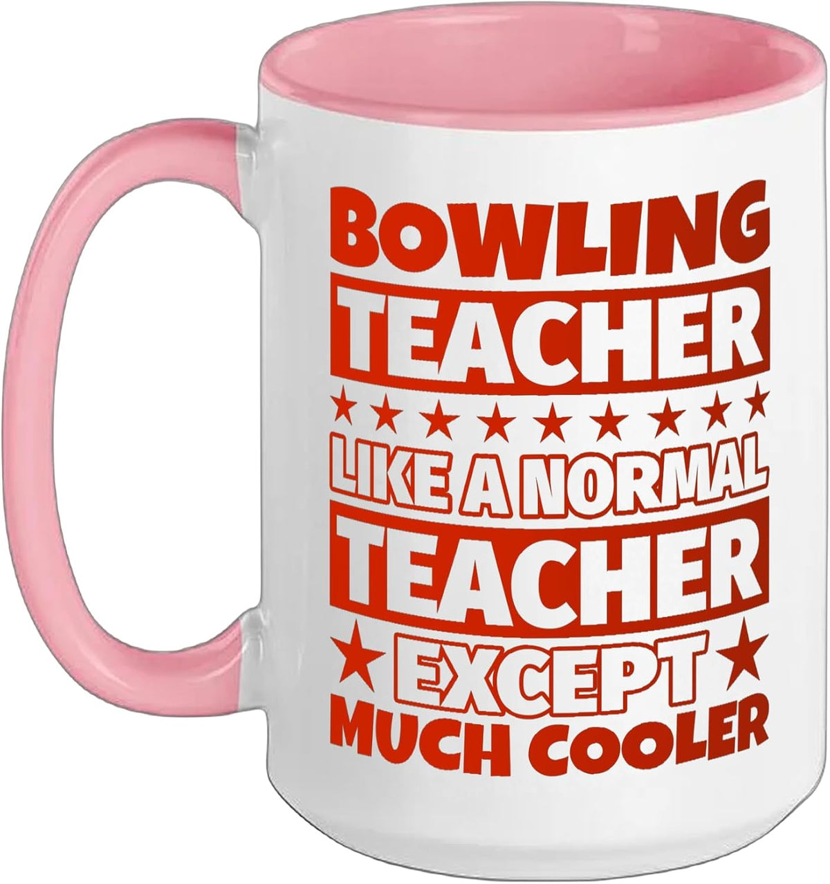 Bowling Teacher Except Cooler Ceramic Mug