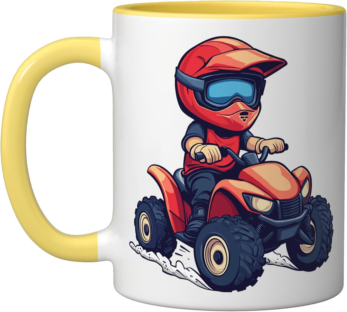 Kids 4 Wheeler Ceramic Mug