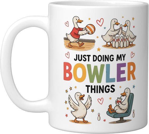 Bowling Sport Bowler Bowl Ceramic Mug
