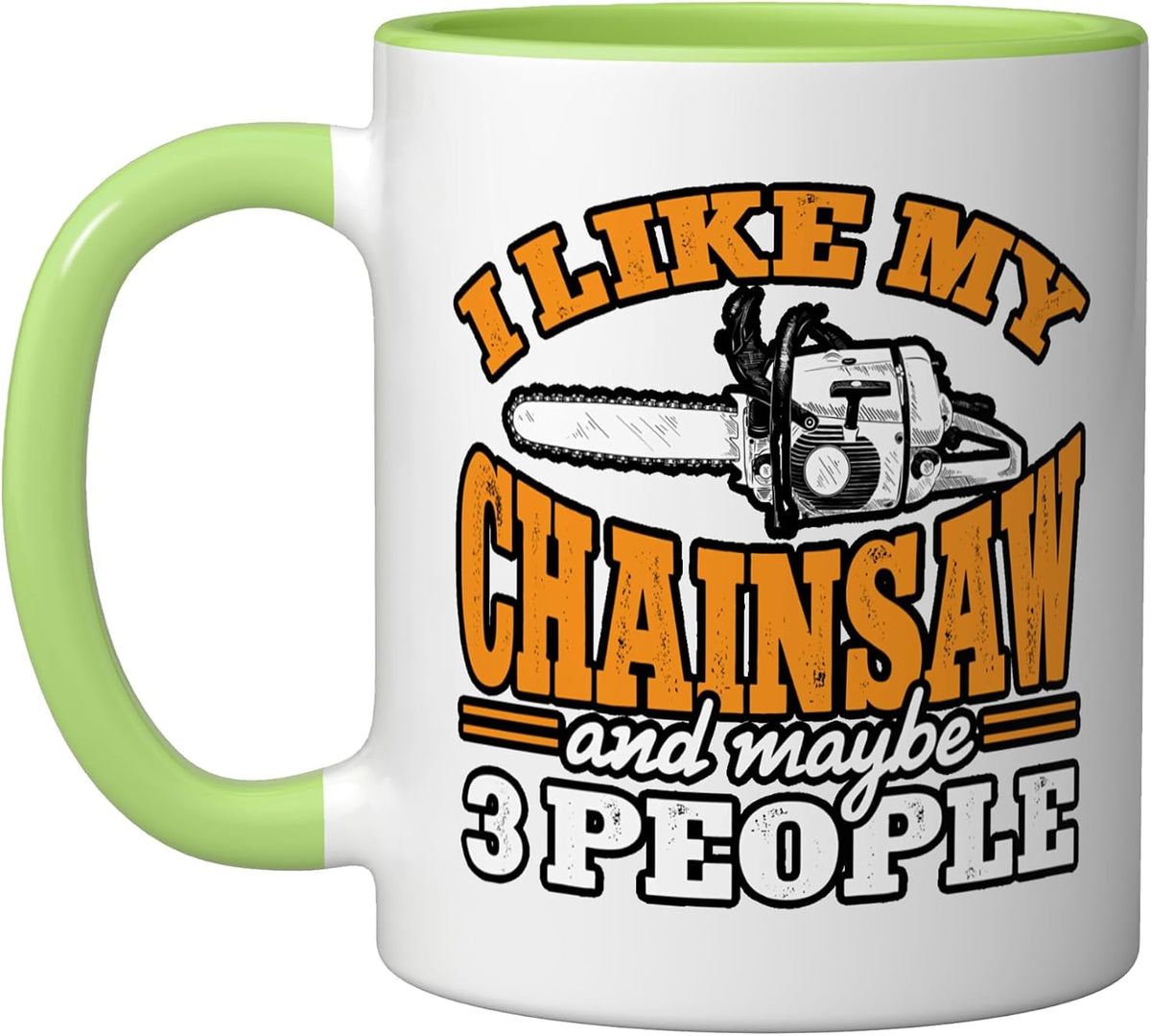 Chainsaw Carving Woodworking Logger Carpentry Woodworker Ceramic Mug