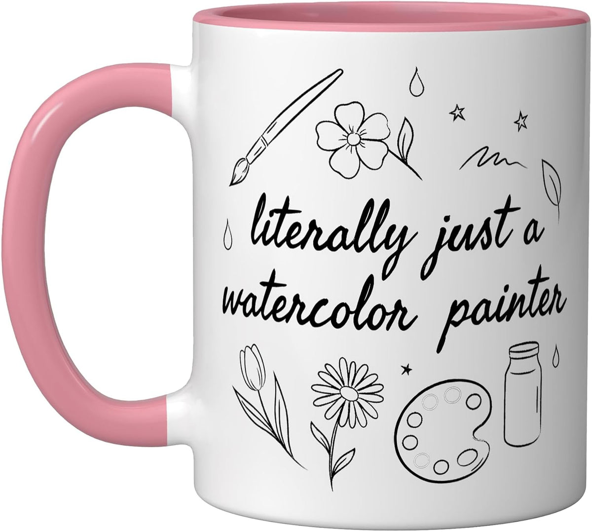 Watercolor Painting Watercolours Watercolorist Painter Ceramic Mug
