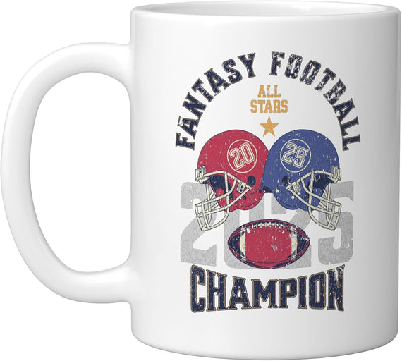 Football Fantasy League Winner Champion Ceramic Mug