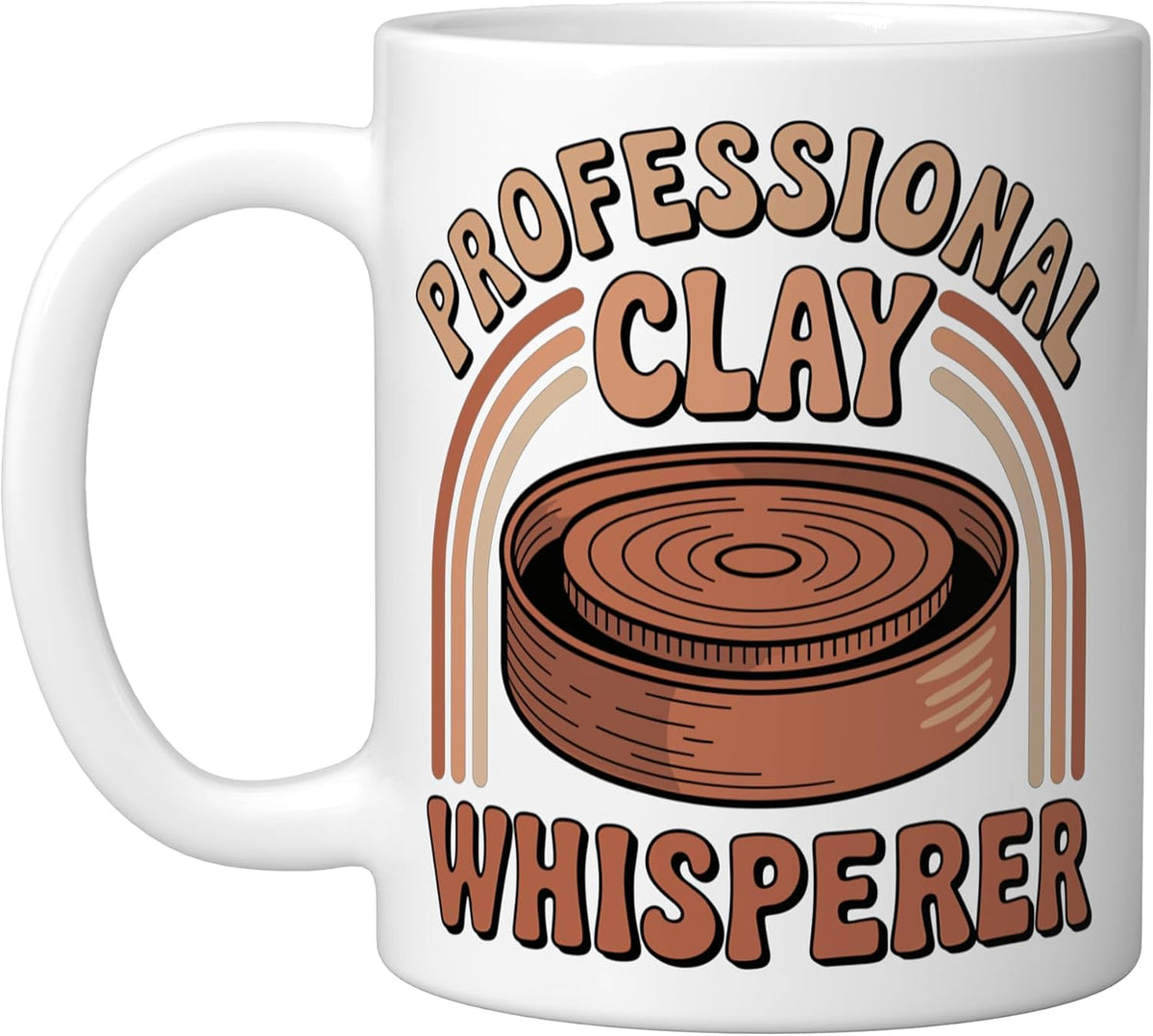 Professional Clay Whisperer Ceramics Artist Funny Pottery Ceramic Mug