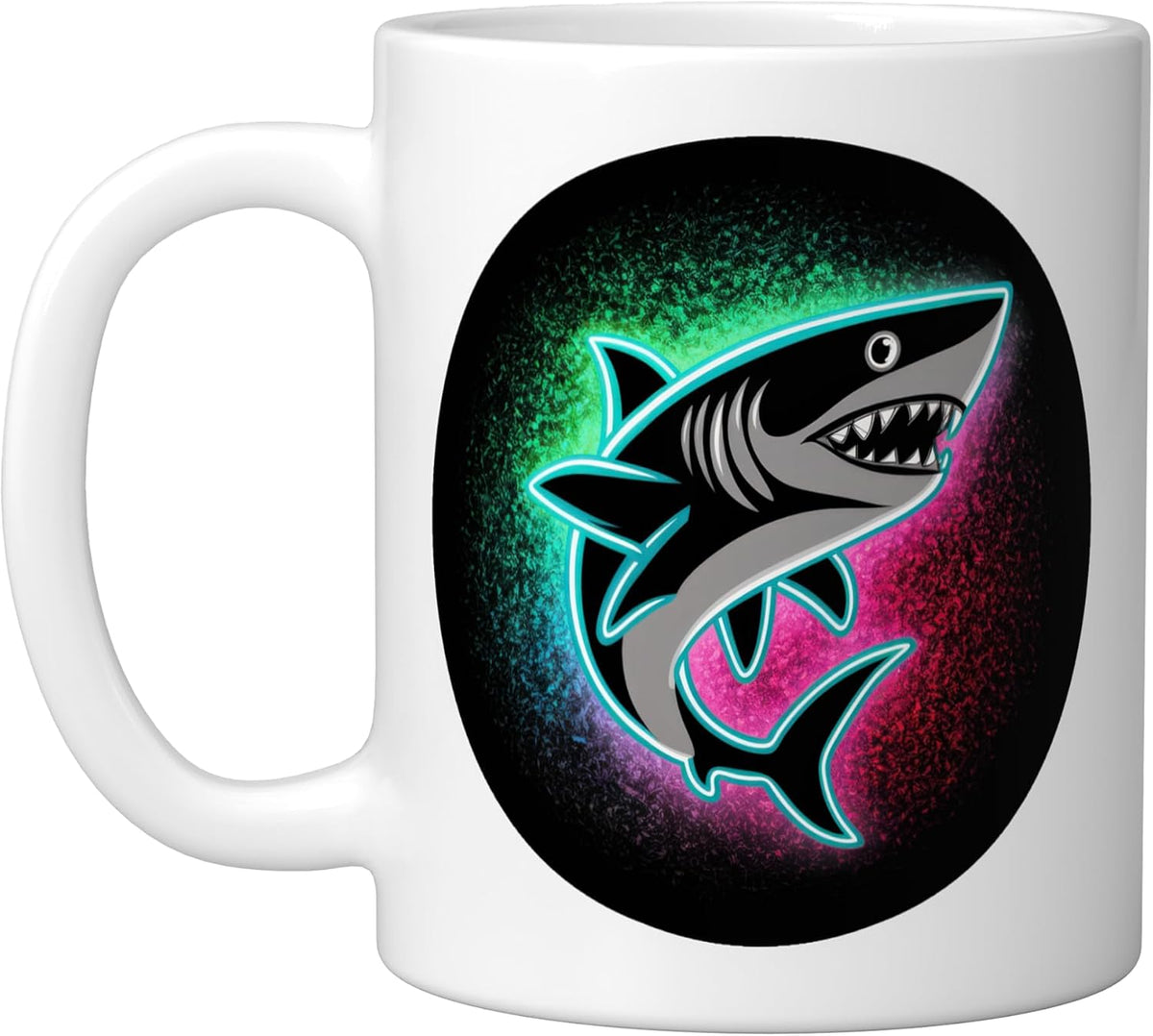 Shining Shark Ceramic Mug