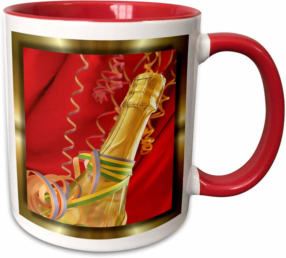 Happy New Year Bubbly Designs New Years Ceramic Mug